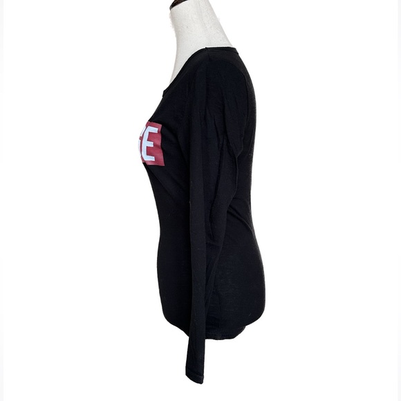 Latte Love Savage Long Sleeve Fitted Graphic Tee - Picture 4 of 6